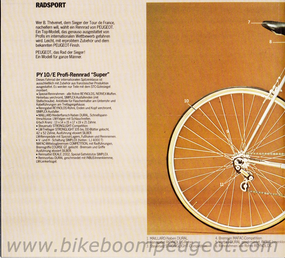 Peugeot 1977 Germany Brochure